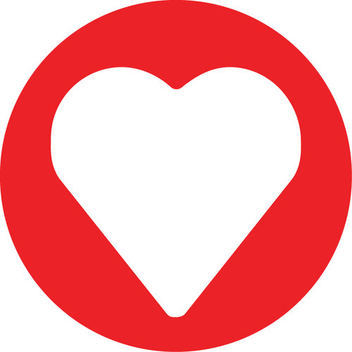 An icon showing a heart shape