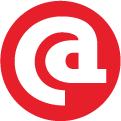 Red contact icon